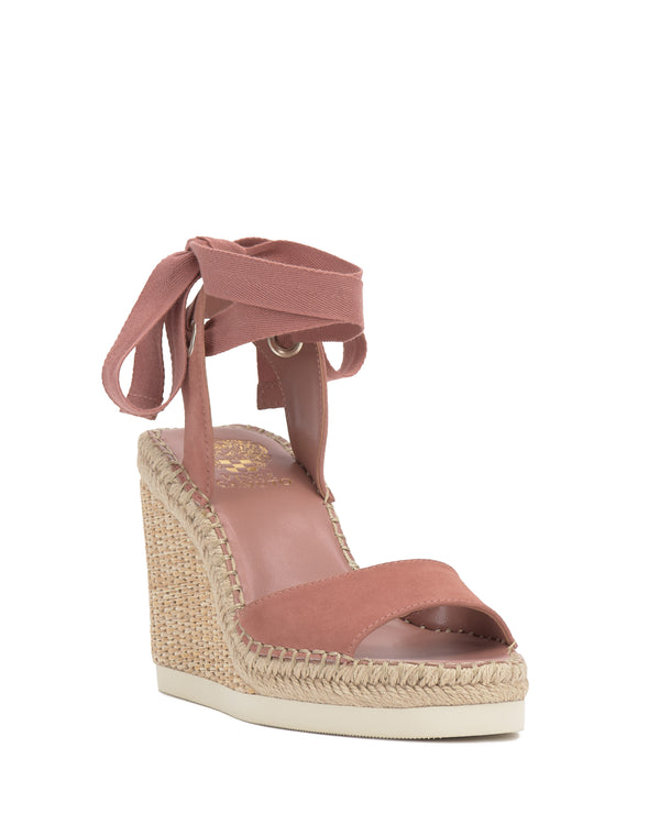 Imagine Vince Camuto Bendsen Wedge Sandal Dark Pale Pink