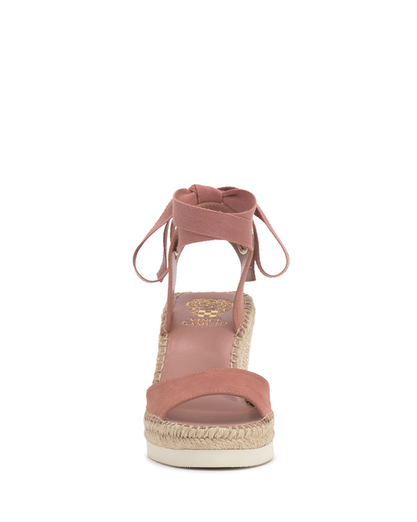 Imagine Vince Camuto Bendsen Wedge Sandal Dark Pale Pink