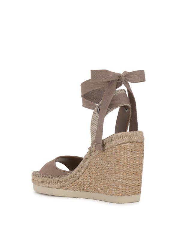 Imagine Vince Camuto Bendsen Wedge Sandal Truffle Taupe