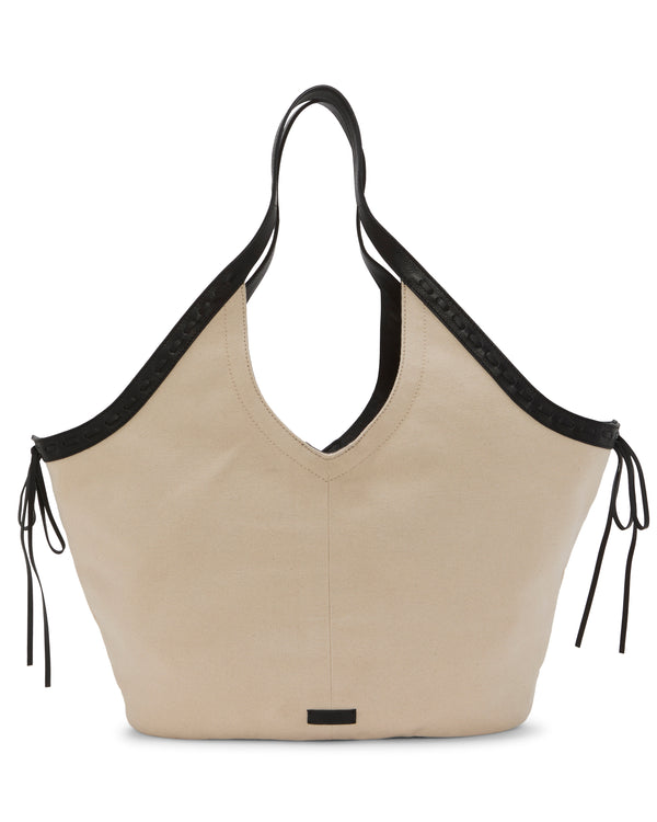 Imagine Vince Camuto Cryss Large Tote Bag Natural Black