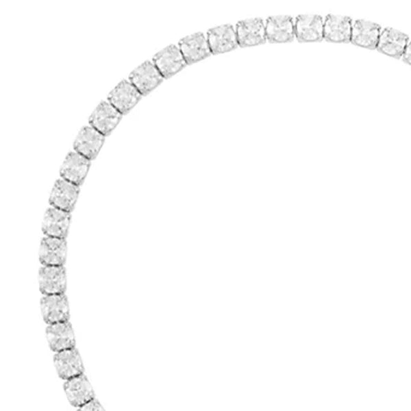 Imagine Vince Camuto Cubic Zirconia Tennis Bracelet Silver Tone