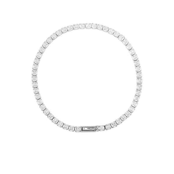 imagine vince camuto Cubic Zirconia Tennis Bracelet Silver Tone