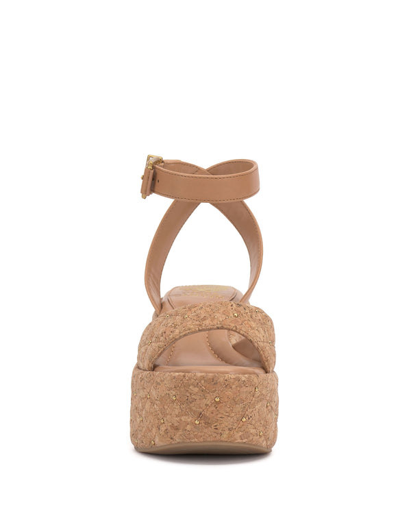Imagine Vince Camuto Ellah Platform Sandal Natural/Travertine