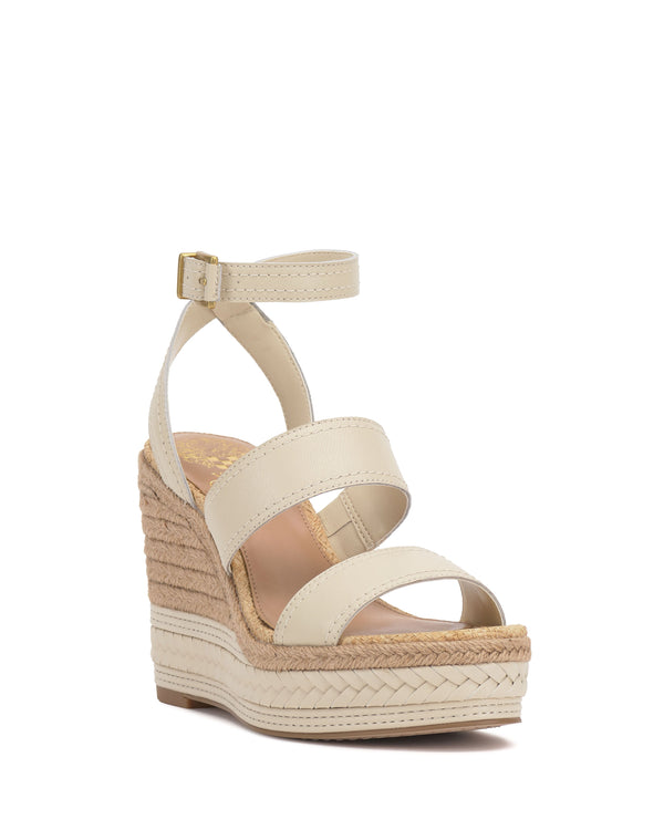Imagine Vince Camuto Esmia Espadrille Wedge Sandal Panna Creme