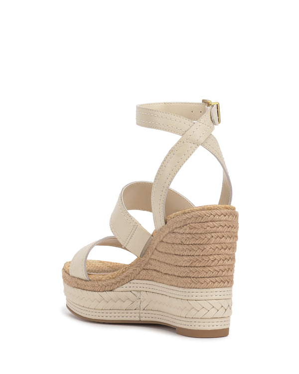 Imagine Vince Camuto Esmia Espadrille Wedge Sandal Panna Creme