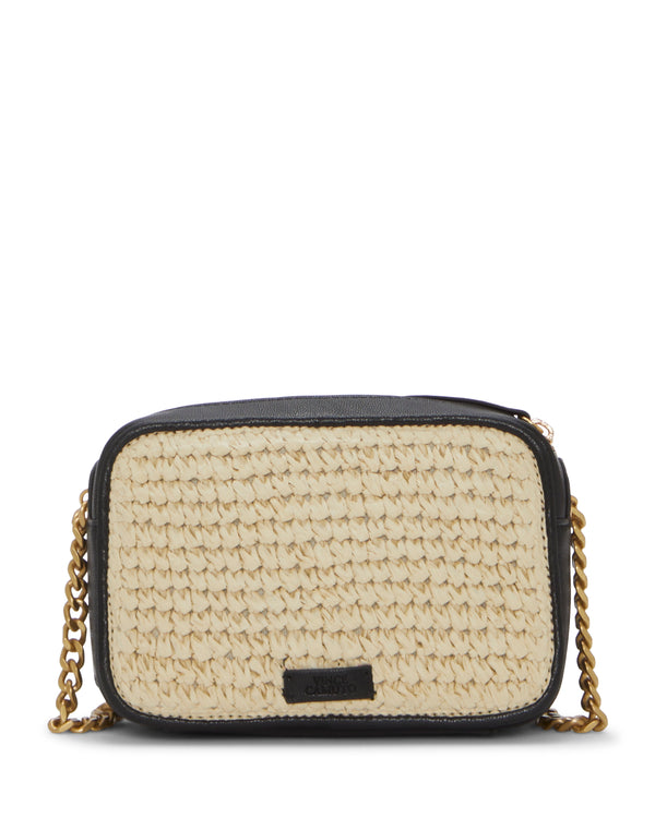Imagine Vince Camuto Fredi Crossbody Bag Natural/Black
