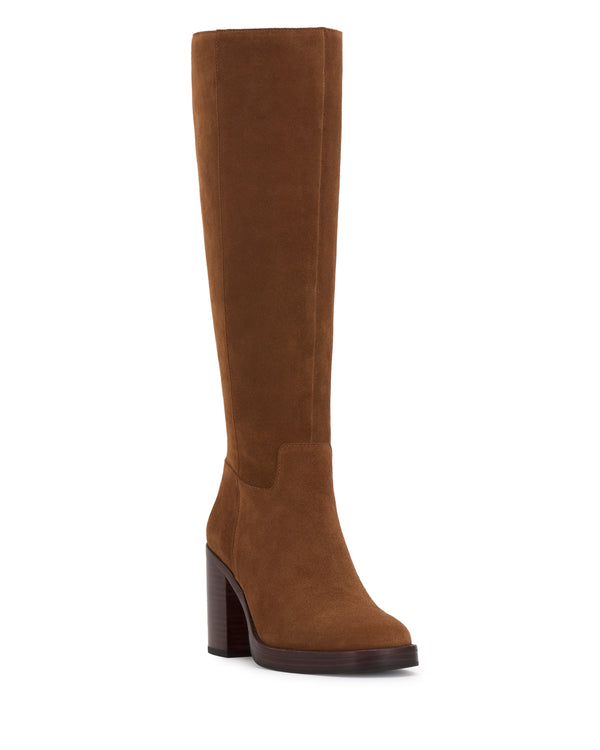 Imagine Vince Camuto Gibi Narrow Calf Knee High Boot Burnt Sugar