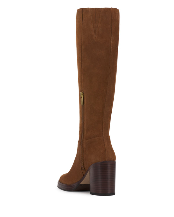 Imagine Vince Camuto Gibi Narrow Calf Knee High Boot Burnt Sugar