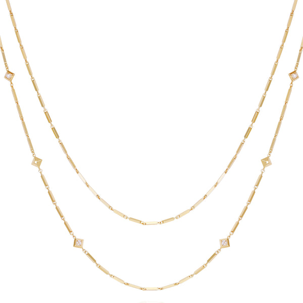 imagine vince camuto Goldtone Long Layered Necklace Gold Tone