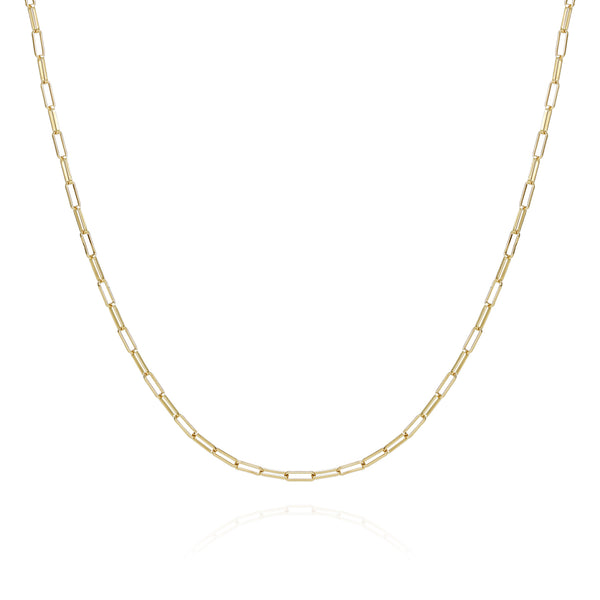 imagine vince camuto Goldtone Paper Clip Chain Link Necklace Gold Tone