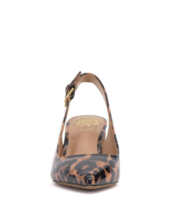 Imagine Vince Camuto Hamden Buckle Slingback Black/Natural Multi
