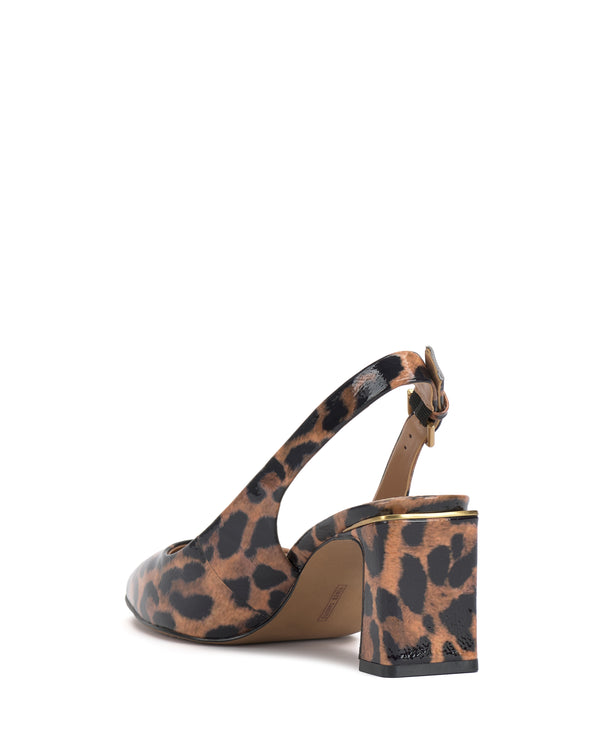 Imagine Vince Camuto Hamden Buckle Slingback Black/Natural Multi