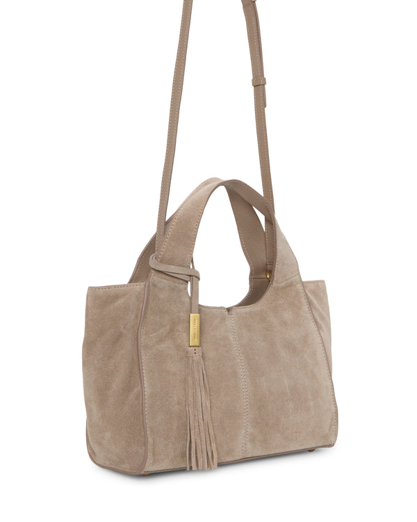Imagine Vince Camuto Aleah Satchel Bag Dark Taupe