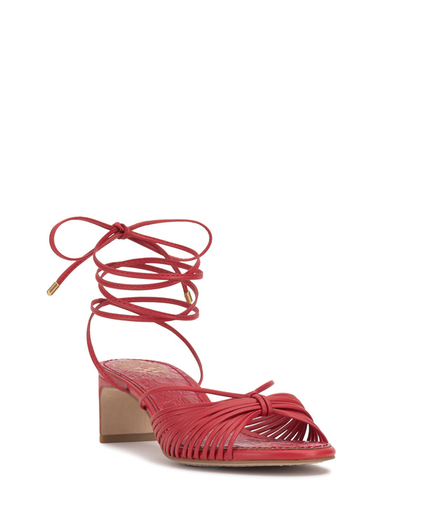 Imagine Vince Camuto Lory Kitten Heel Sandal Salsa