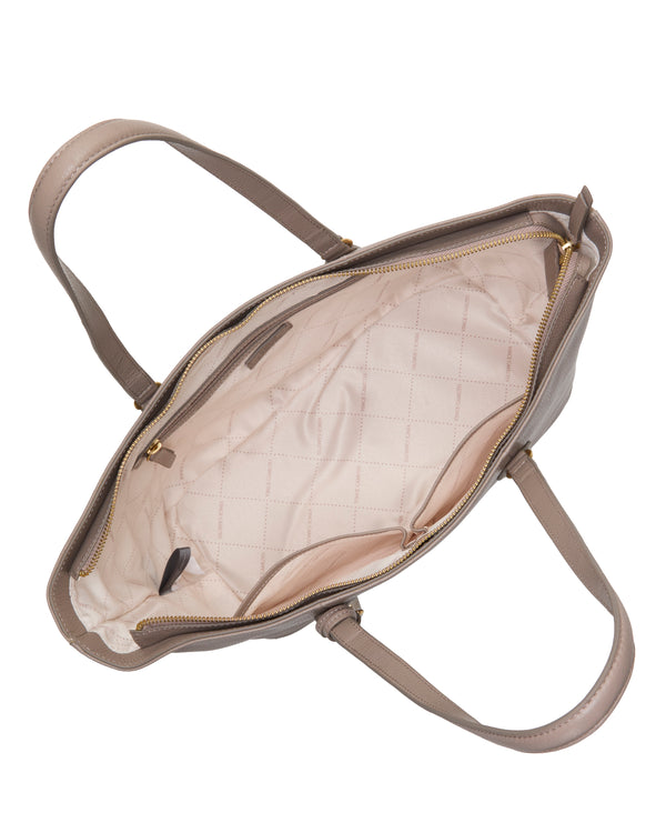 Imagine Vince Camuto Noemi Tote Bag Dark Taupe