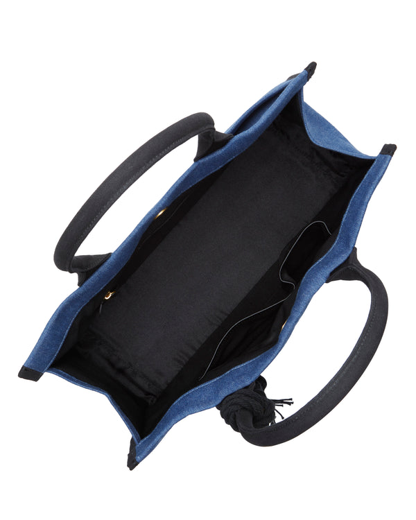 Imagine Vince Camuto Orla Tote Bag Denim/Black