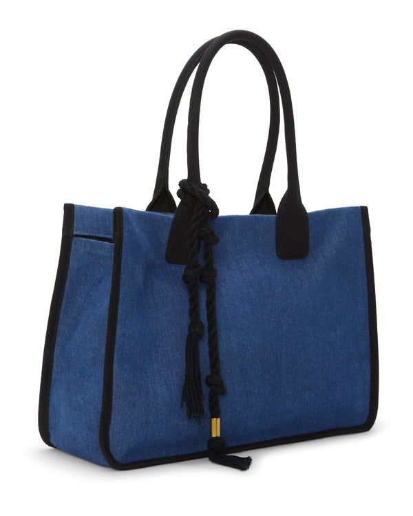 Imagine Vince Camuto Orla Tote Bag Denim/Black