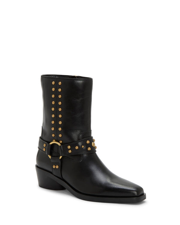 Imagine Vince Camuto Roista Moto Bootie Black
