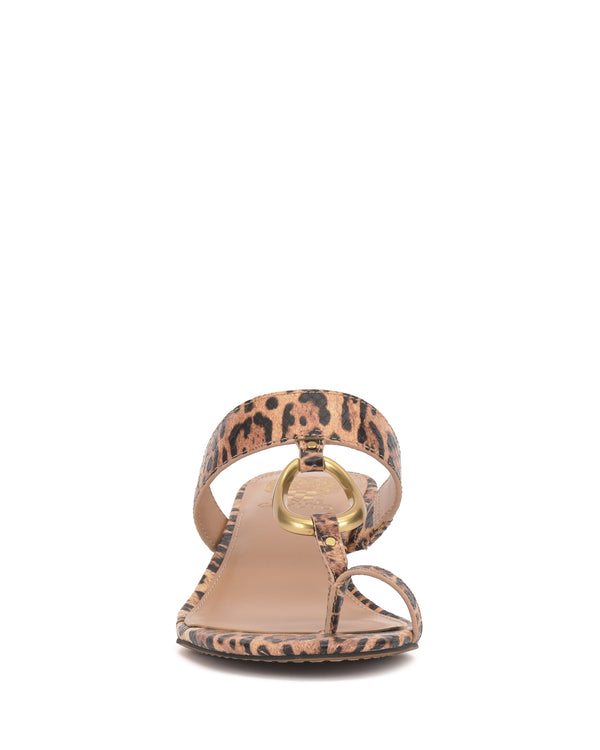 Imagine Vince Camuto Kimena O-Ring Kitten Heel Sandal Black/Natural Multi