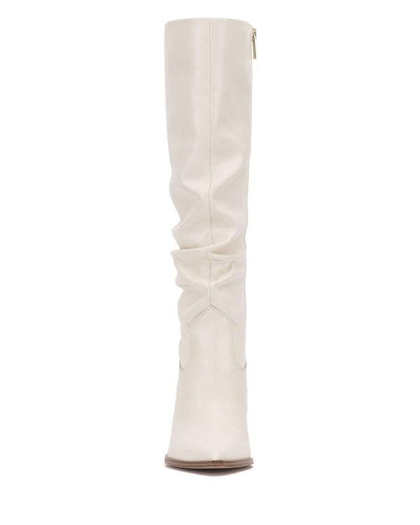 Imagine Vince Camuto Kindre Extra Wide Calf Slouchy Knee High Boot Coconut Cream