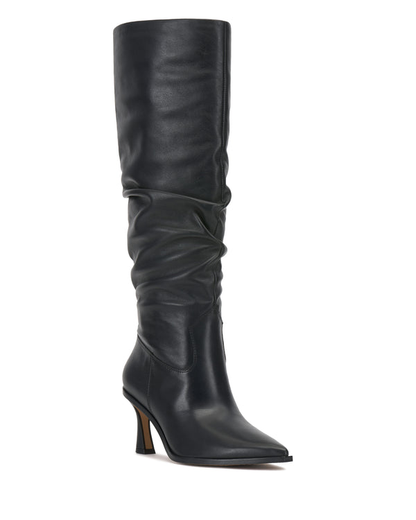 Imagine Vince Camuto Kindre Narrow Calf Slouchy Knee High Boot Black