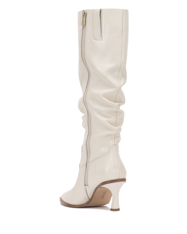 Imagine Vince Camuto Kindre Wide Calf Slouchy Knee High Boot Coconut Cream
