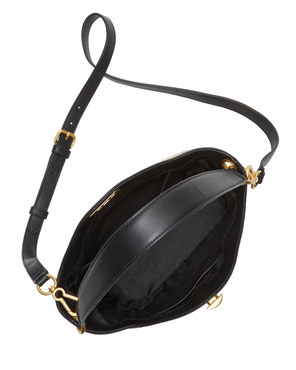 Imagine Vince Camuto Liann Crossbody Bag Black Straw