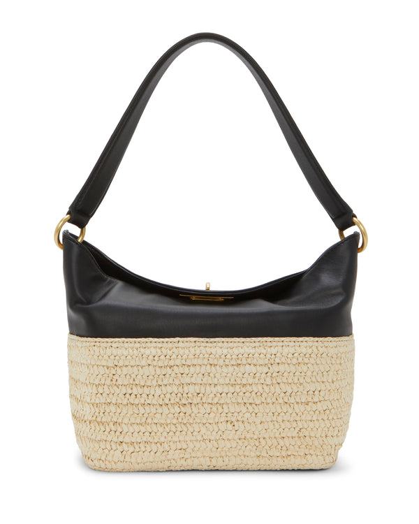 imagine vince camuto Liann Crossbody Bag Black Straw