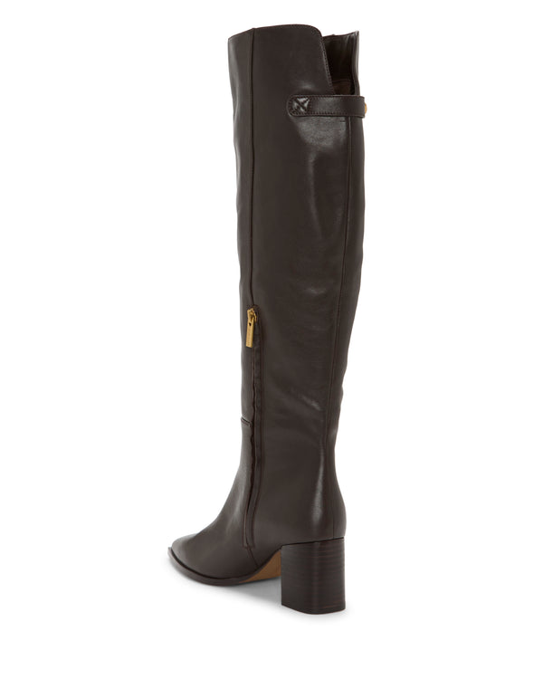 Imagine Vince Camuto Lilibet Wide Calf Knee High Boot Brownie