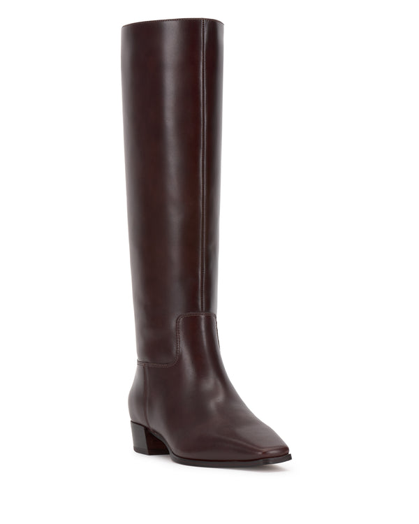 Imagine Vince Camuto Pavla Extra Wide Calf Knee High Boot Rich Mahogany