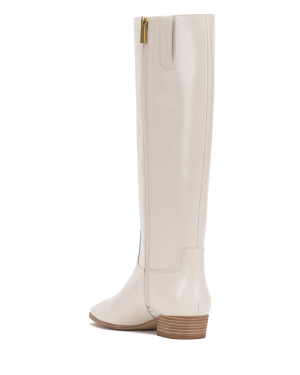 Imagine Vince Camuto Pavla Wide Calf Knee High Boot Coconut Cream
