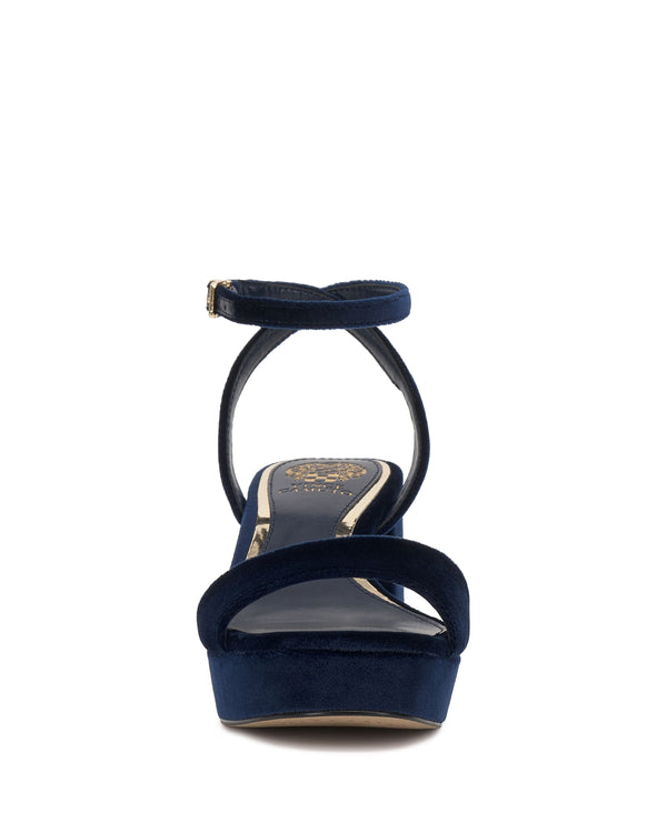 Imagine Vince Camuto Pendreya Platform Sandal Deep Navy