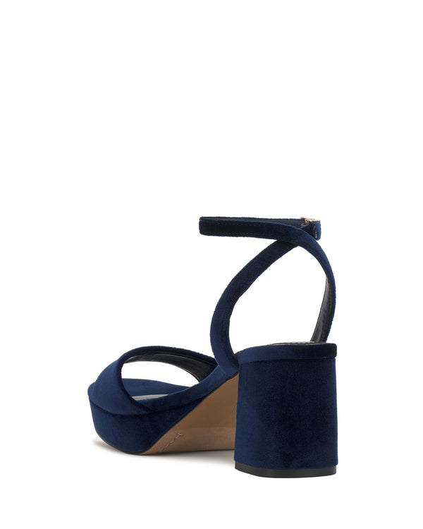 Imagine Vince Camuto Pendreya Platform Sandal Deep Navy