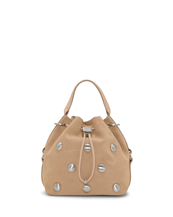 imagine vince camuto Pippa Studded Bucket Bag Cappuccino Stud