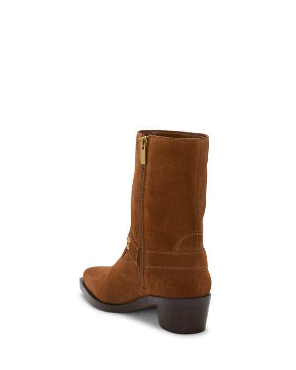 Imagine Vince Camuto Roista Moto Bootie Burnt Sugar