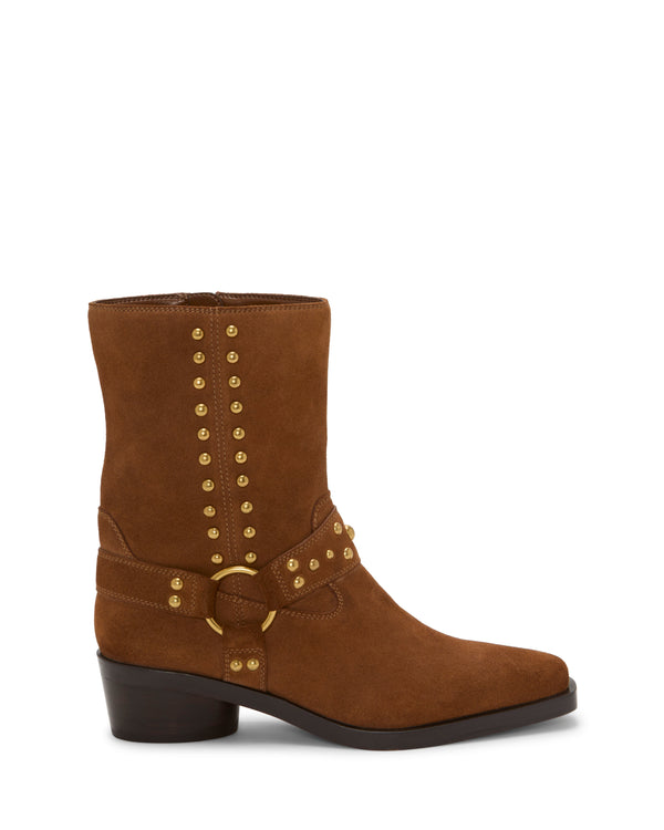 imagine vince camuto Roista Moto Bootie Burnt Sugar
