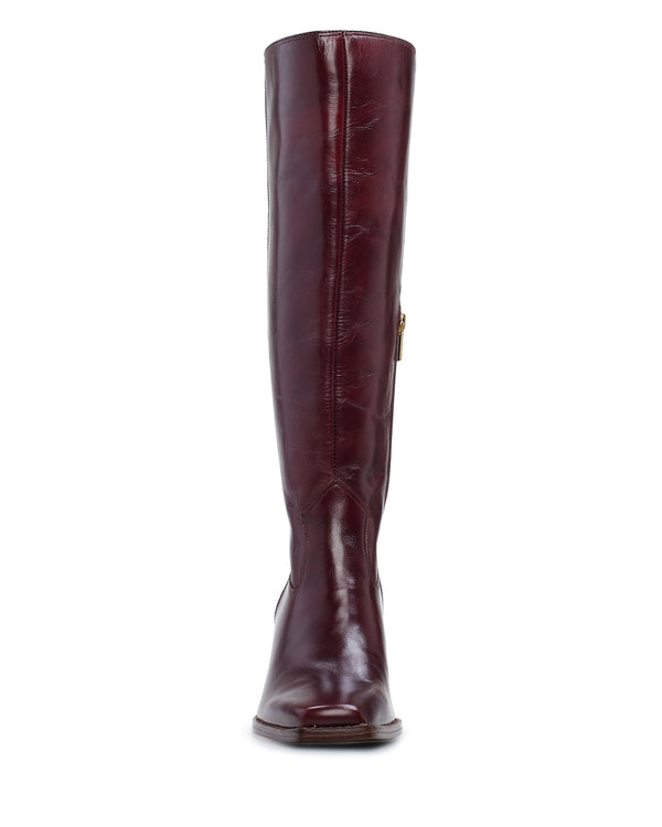 Imagine Vince Camuto Sangeti Wide Calf Boot Dark Mahogany