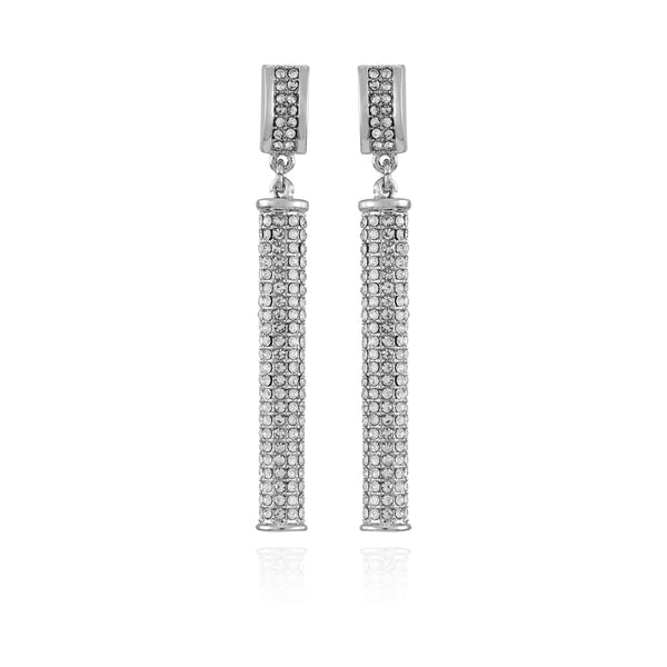 imagine vince camuto Silvertone Crystal Stone Drop Earrings Silver Tone imagine vince camuto Silvertone Crystal Stone Drop Earrings Silver Tone