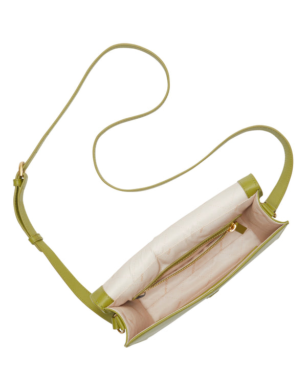 Imagine Vince Camuto Smith Crossbody Bag Lizard Green