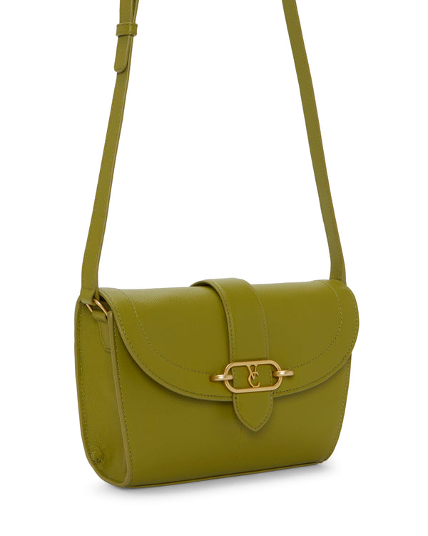 Imagine Vince Camuto Smith Crossbody Bag Lizard Green