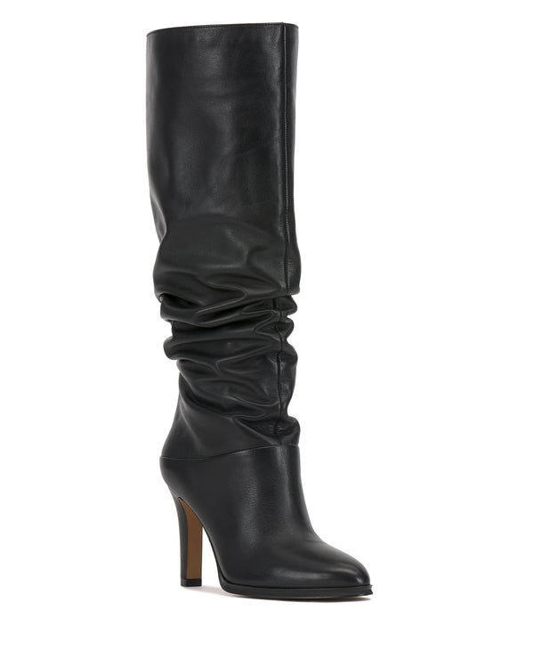 Imagine Vince Camuto Sorina Slouchy Wide Calf Knee High Boot Black