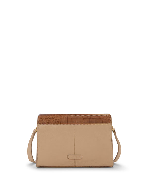 Imagine Vince Camuto Tasha Crossbody Bag Cappuccino/Cognac