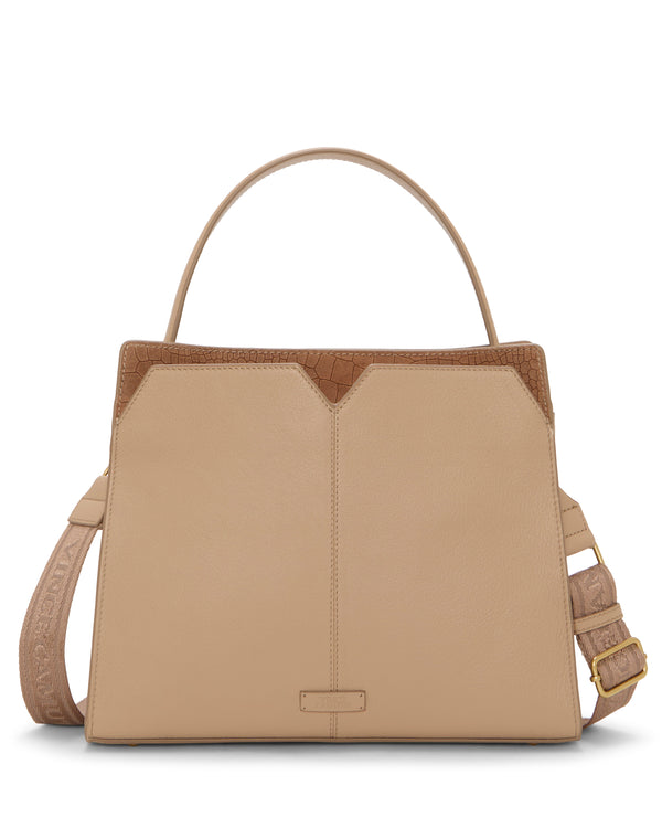 Imagine Vince Camuto Tasha Shoulder Bag Cappuccino/Cognac