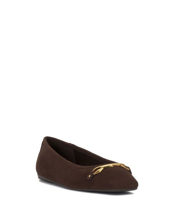 Imagine Vince Camuto Virna Link Ballet Flat Brownie