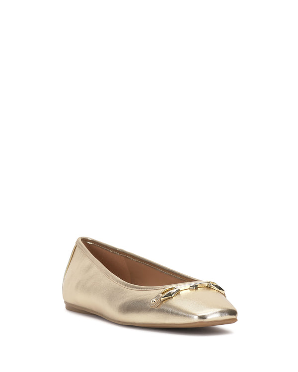 Imagine Vince Camuto Virna Link Ballet Flat Egyptian Gold
