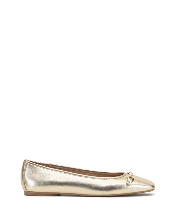 imagine vince camuto Virna Link Ballet Flat Egyptian Gold