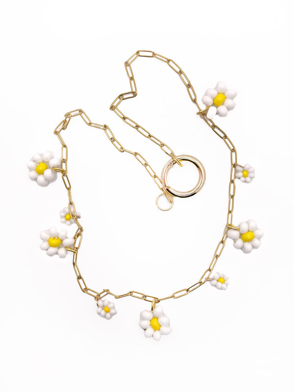 imemoi Bag Charm Chain Daisy