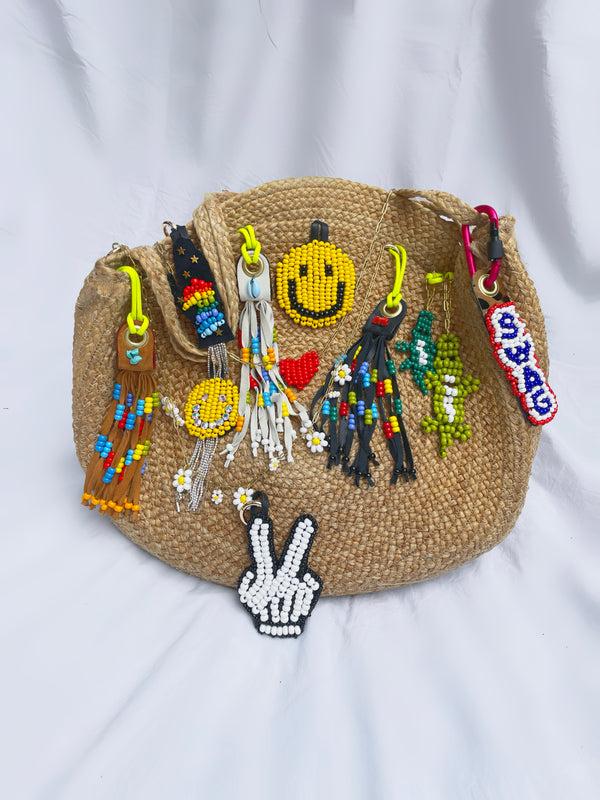 Imemoi Bag Charm Chain Heart