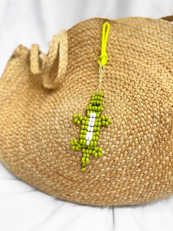 Imemoi Bag Charm Croco Large