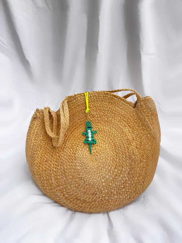 Imemoi Bag Charm Croco Medium